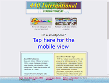 Tablet Screenshot of 440int.com